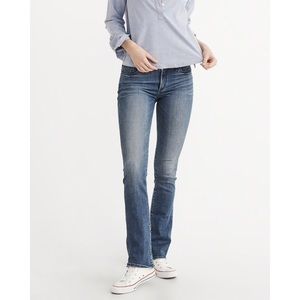 🔥NEW Abercrombie Fitch Straight Leg Jeans 2R/W26